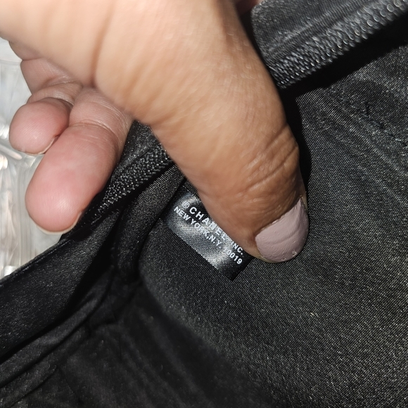 AUTHENTIC Chanel Parfums Cosmetics Makeup Clutch Bag Black NWOT - Picture 8 of 13